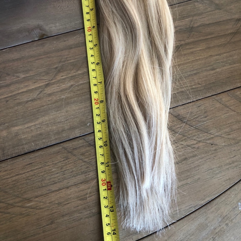 Babe Hand tied hair extensions 14.5 inch #613